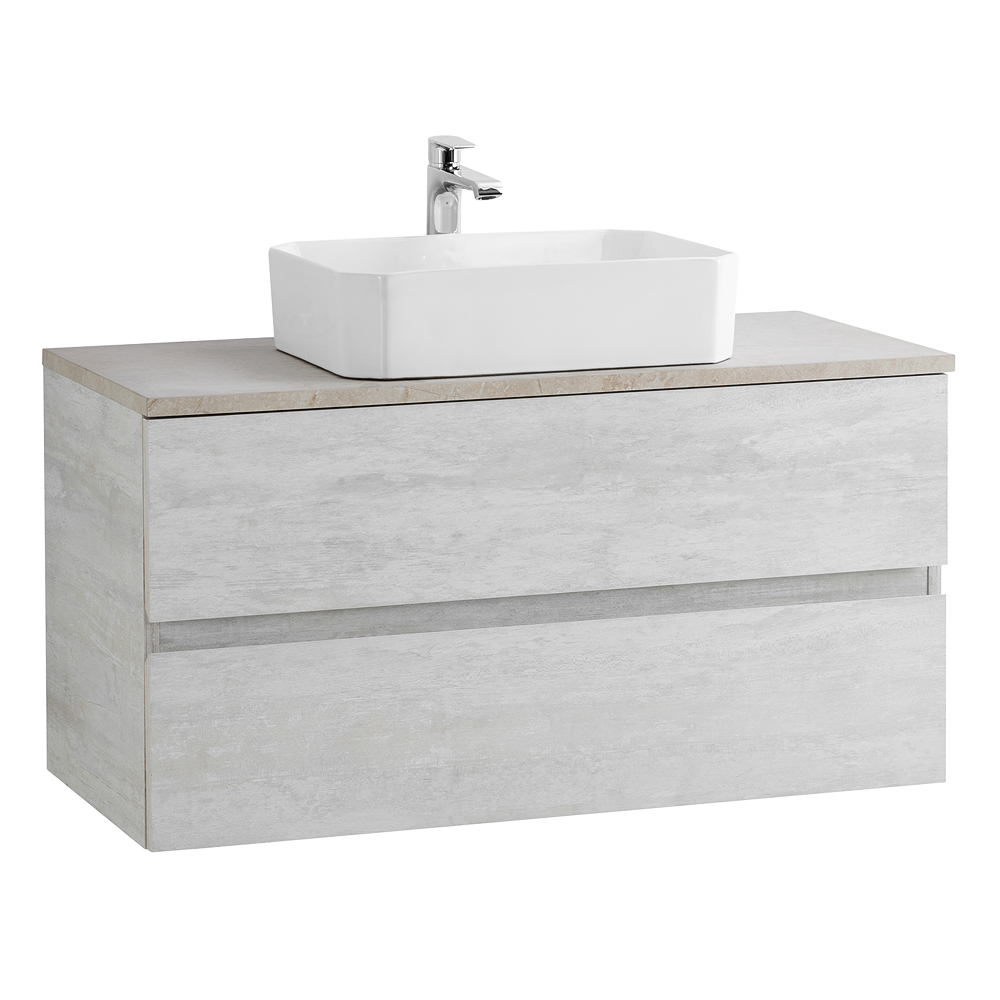 Приобрести cezares тумба со столешницей molveno 46 80 см legno bianco, белый molveno 46-80-2c-so-lb