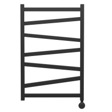 Полотенцесушитель электрический Point 500х800 Феникс П7, черный PN15158BE