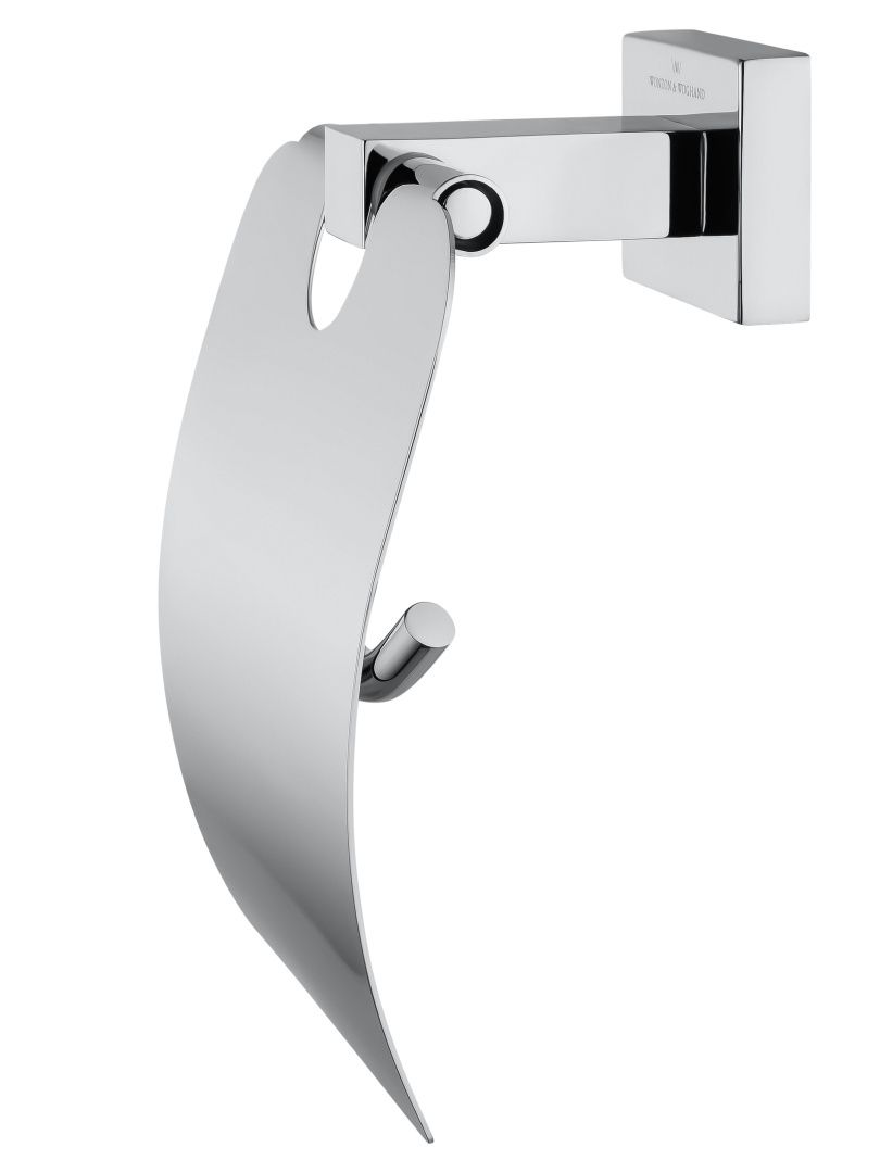 Приобрести держатель для туалетной бумаги с крышкой wonzon & woghand flat, хром (ww-9726)