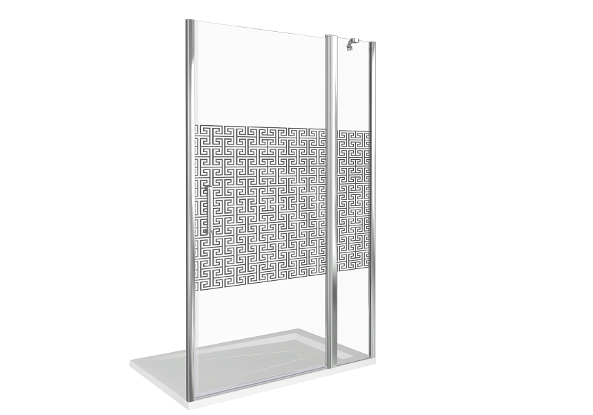 Приобрести bas дверь душевая fantasy wtw-130-f-ch 130 см (узор)