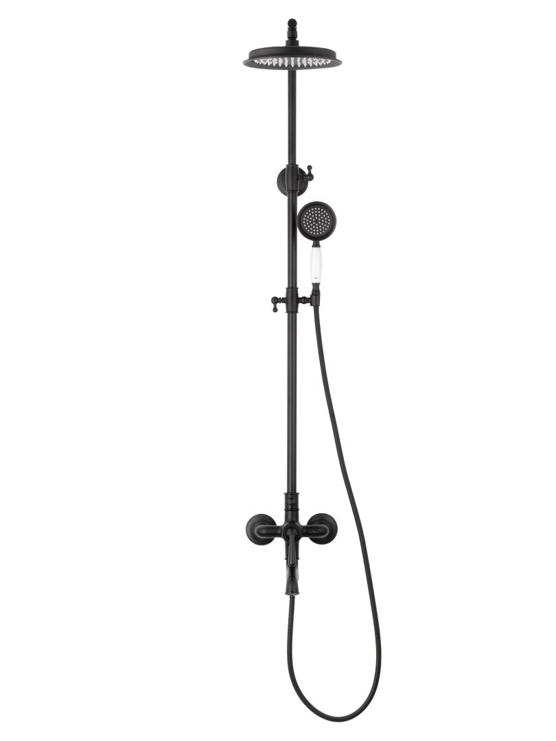 Приобрести душевая система wonzon & woghand steam, черный матовый (ww-88739008-mb)