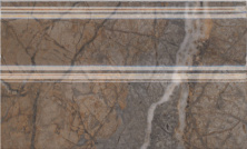 Плинтус Kerama Marazzi Театро, коричневый, обрезной