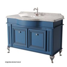 Caprigo Тумба с раковиной FRESCO 120 см, синяя, эмаль