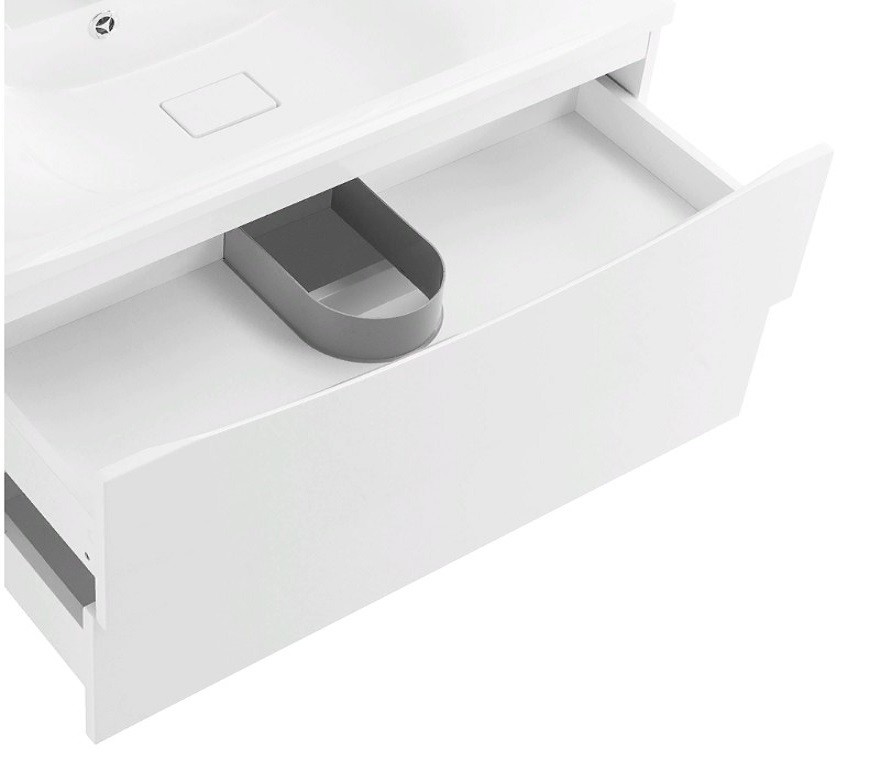 Приобрести тумба подвесная с раковиной belbagno marino-1000-2c-so-bl-p 100 см, bianco lucido