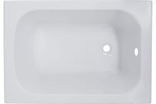 Aquanet Акриловая ванна Seed 100x70 см, белая