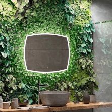 Continent Зеркало с подсветкой Dream 90х70 см, сенсорный включатель, белое