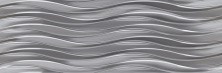 Плитка настенная Alma Ceramica Tori Серая волны Рельефная