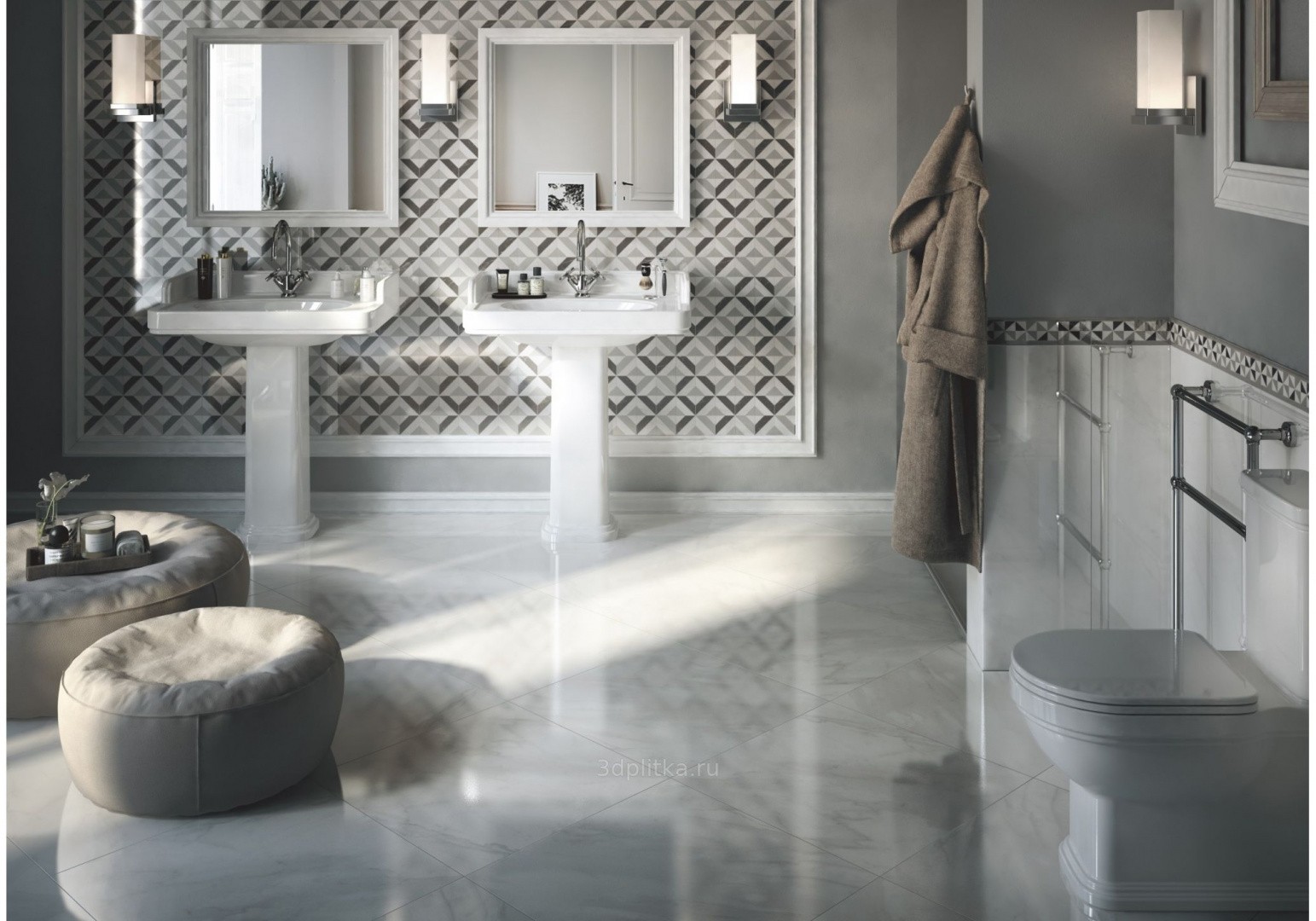 Приобрести раковина kerama marazzi pompei 60 см po.wb.60
