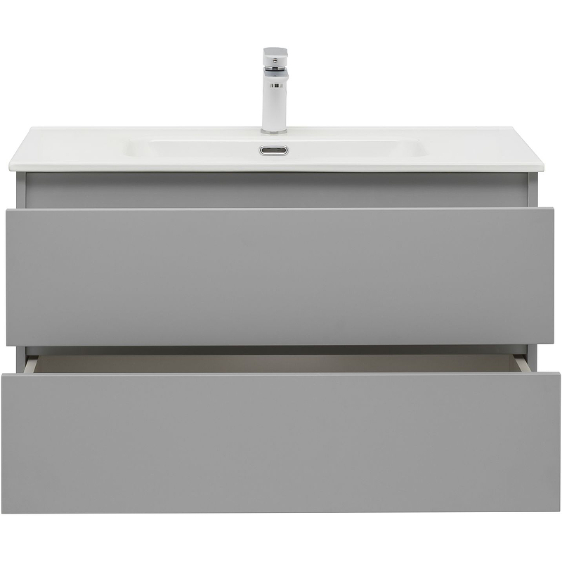 Приобрести aquanet тумба с раковиной вега 90 см, мисти грин