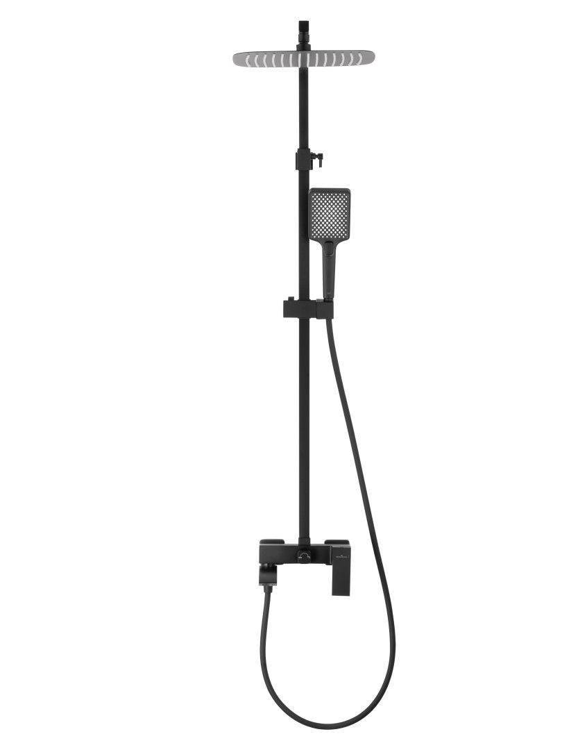 Приобрести душевая система wonzon & woghand fit, черный матовый (ww-88739009-mb)