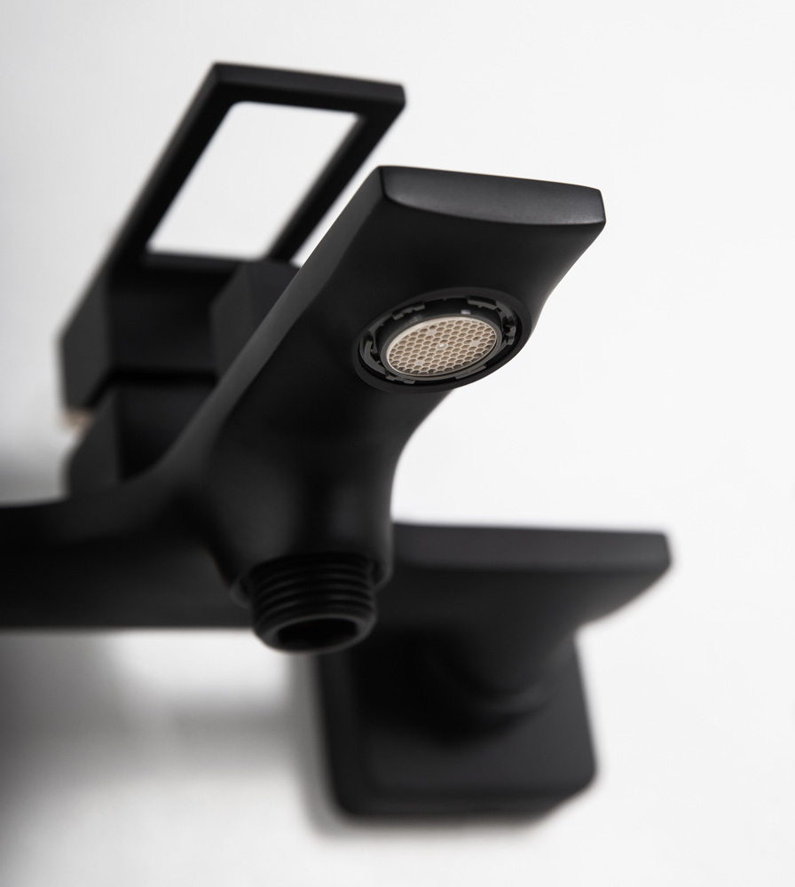 Приобрести belbagno смеситель для ванны luce, черный luc-vas-nero