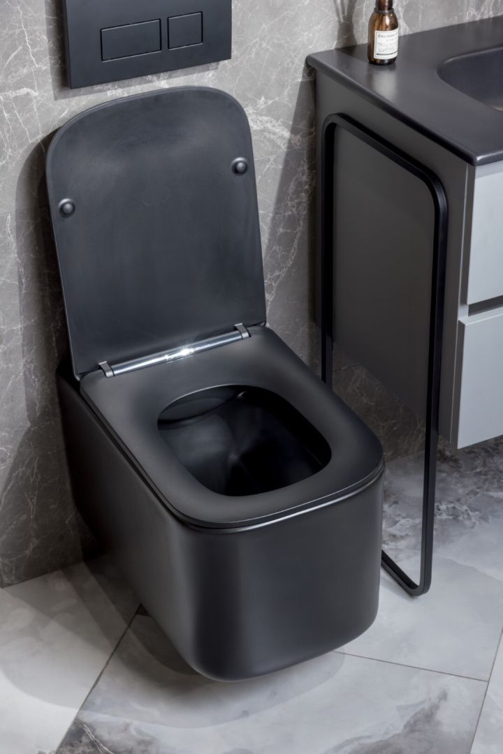 Приобрести boheme подвесной унитаз mane, черный 970-set-b