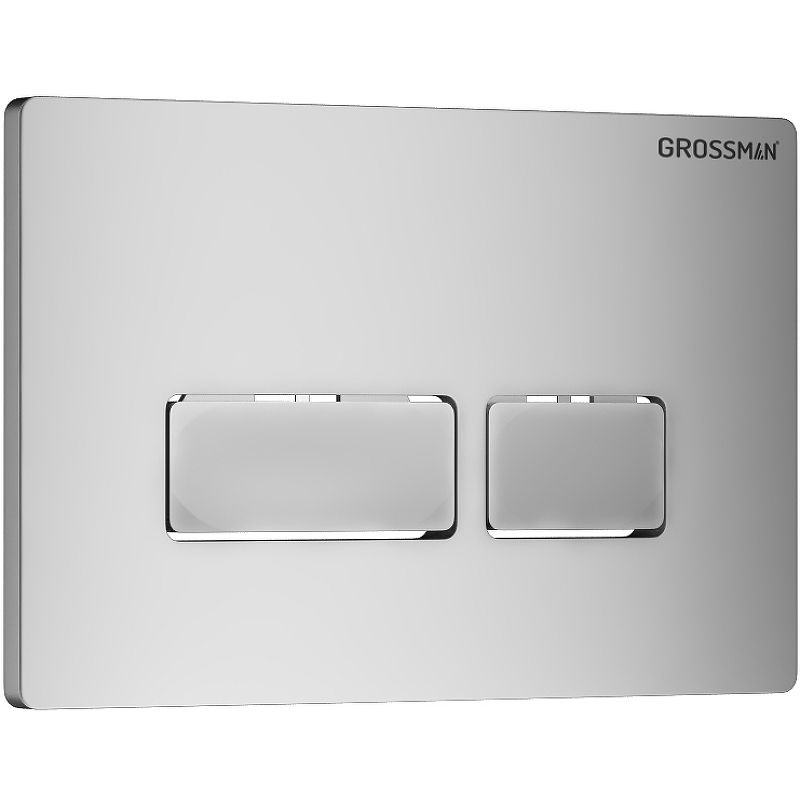Приобрести grossman клавиша смыва pragma, матовый хром 700.k31.03.110.110
