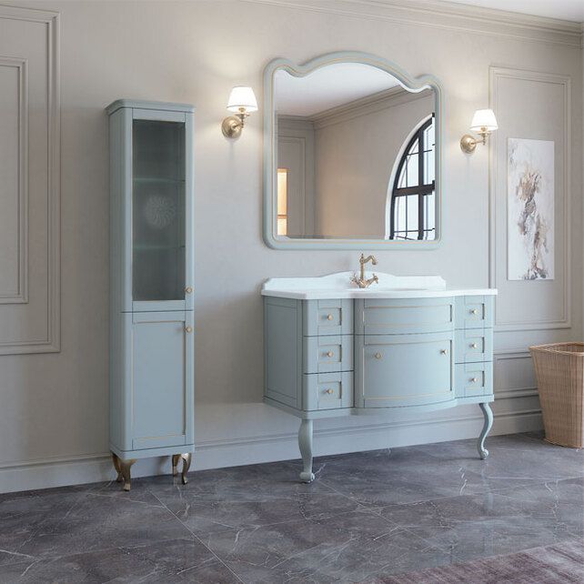 Приобрести caprigo пенал imperio 40 см, левый, голубой, эмаль