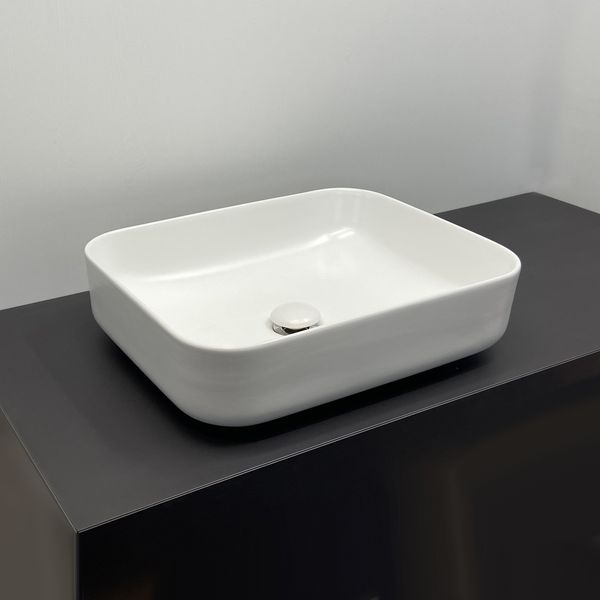 Приобрести comforty раковина накладная t-y9378mw 50х41 см, белая матовая