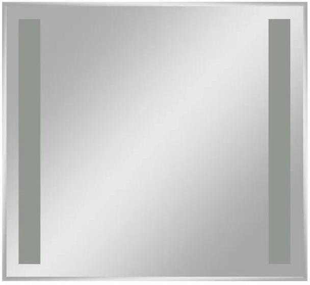 Приобрести continent зеркало с подсветкой премьер люкс 75х68 см, белое