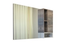 Сomforty Зеркало-шкаф "Турин-120" дуб бежевый