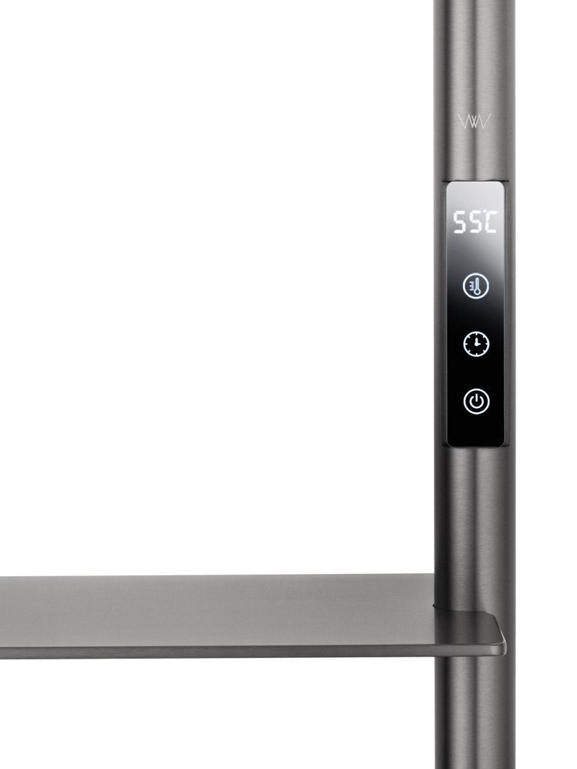 Приобрести полотенцесушитель электрический wonzon & woghand düsseldorf, темный графит (ww-a203-gm)