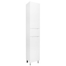 Loranto Пенал напольный Палермо 36х194 см, правый, белый (CS00090466)