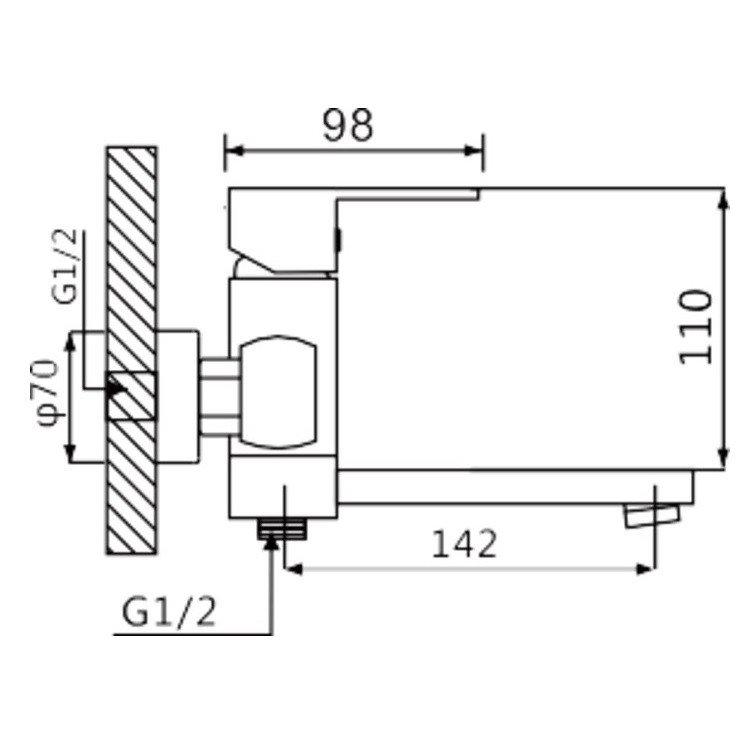 Приобрести cмеситель для ванны vieir gunzi, v113531g графит