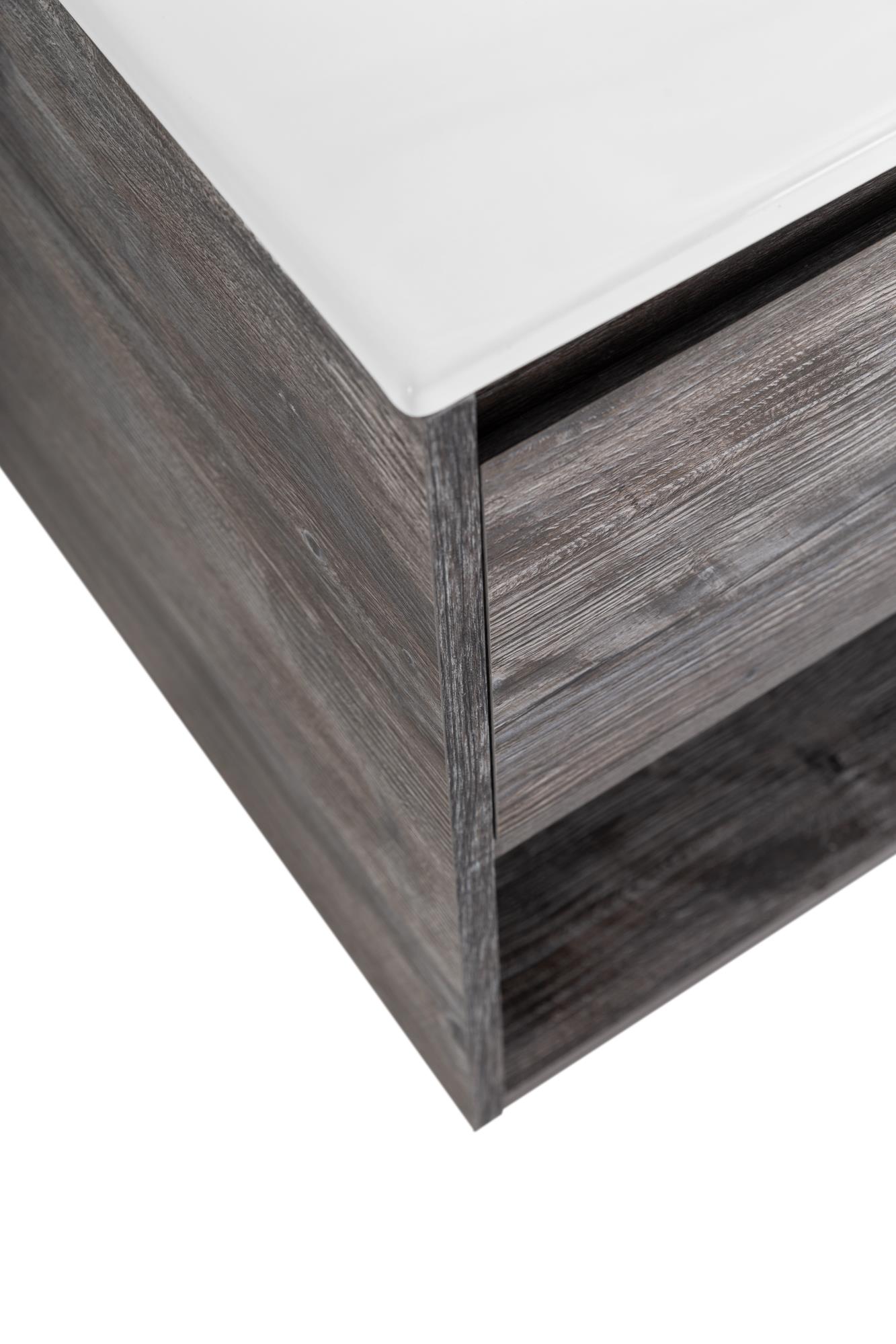 Приобрести belbagno тумба c раковиной kraft 80 см, с одним ящиком и полкой, подвесная pino pasadena, белая раковина