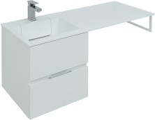 Aquanet Тумба с раковиной Алвита 48 см, белая
