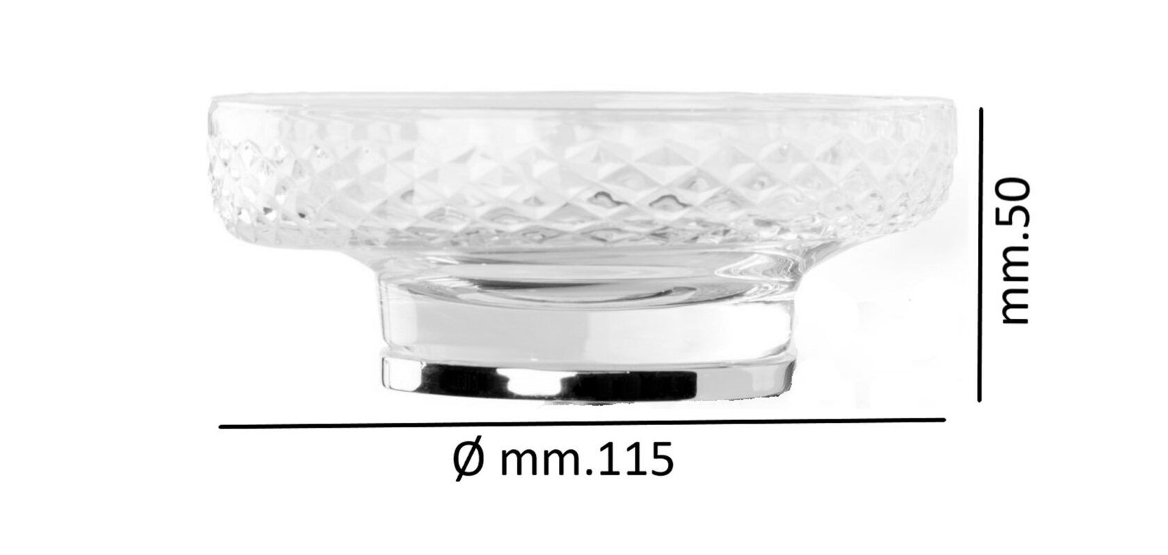 Приобрести boheme мыльница aura, хром 10251-cr