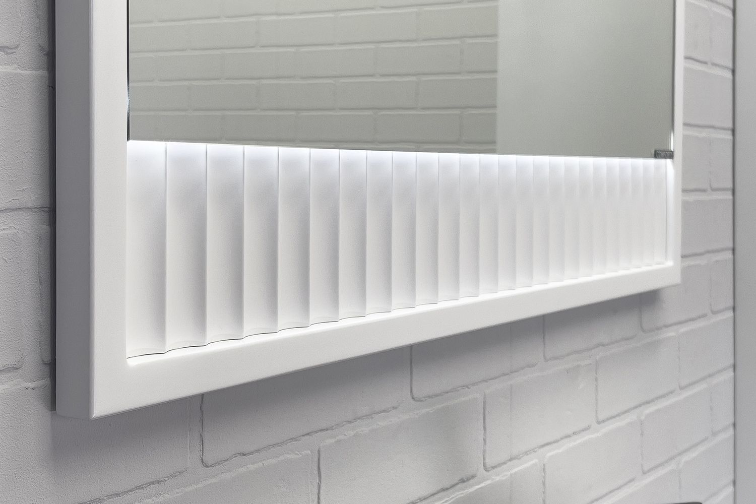 Приобрести сomforty зеркало марсель-75 с подсветкой, белое матовое