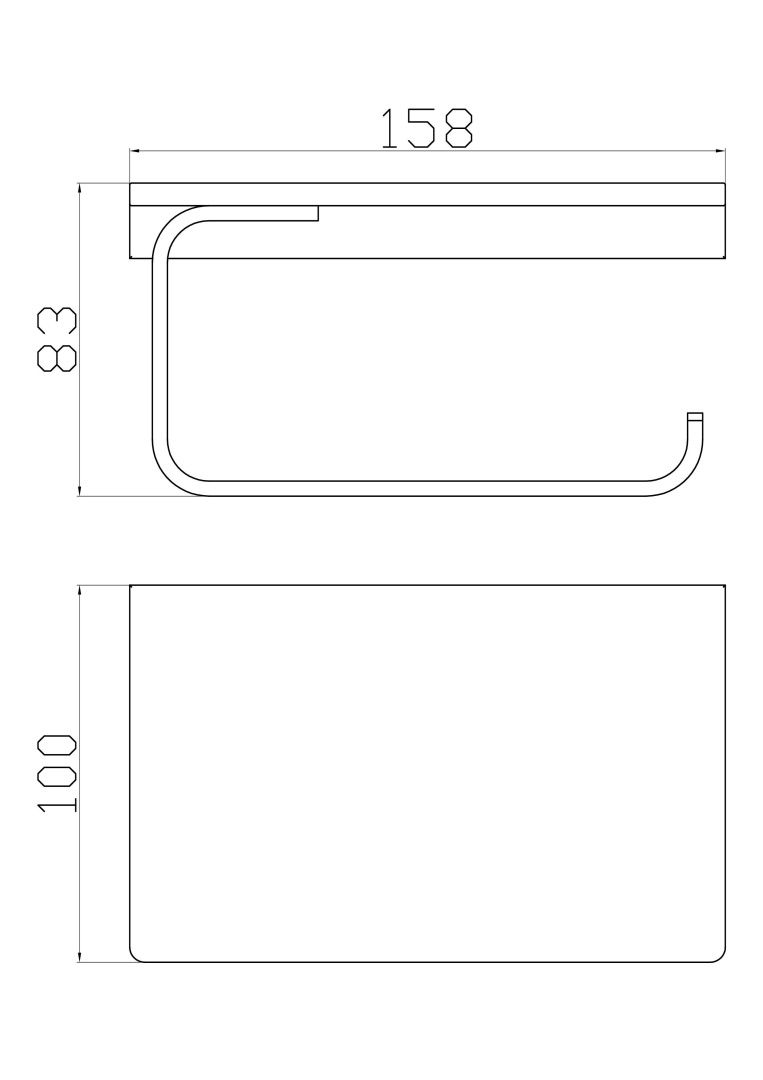 Приобрести держатель для туалетной бумаги с полкой wonzon & woghand eclipse, глянцевое золото (ww-9126-lg)