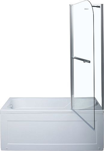 Приобрести aquanet шторка для ванны sg-1200, прозрачное стекло