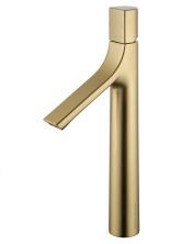 Смеситель для раковины высокий WONZON & WOGHAND The ONE, Брашированное золото (WW-H1011-BG)