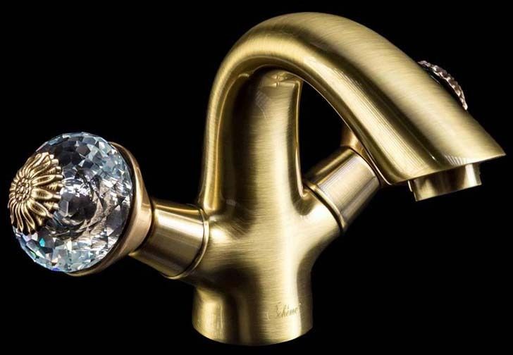 Приобрести boheme смеситель для раковины floral, бронза 311-fl