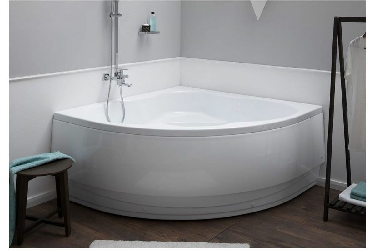 Приобрести aquanet акриловая ванна santiago 160x160 см, белая