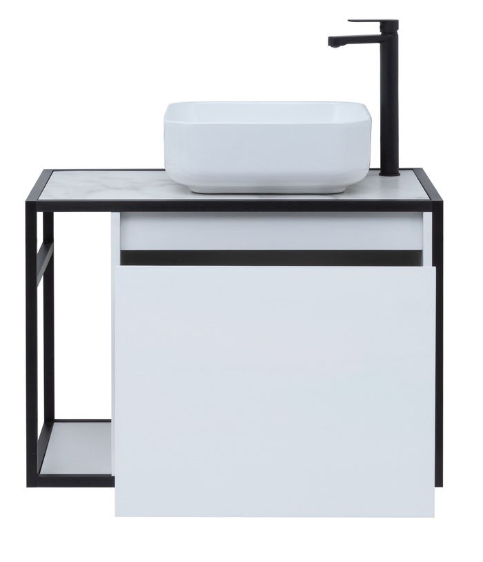 Приобрести aquanet тумба со столешницей nova lite loft 75 см,r белая