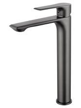 Смеситель для раковины высокий WONZON & WOGHAND BRILLIANT, Темный графит (WW-88019079-BGM)