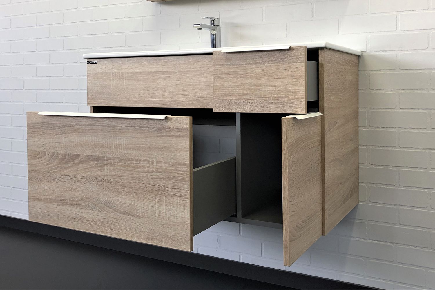 Приобрести сomforty тумба с раковиной варна-90 дуб сонома