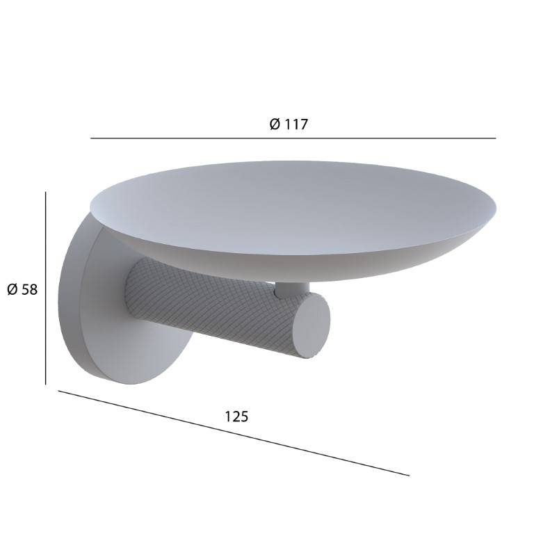 Приобрести boheme мыльница uno black 10973-b