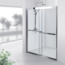 Aquanet Душевая дверь Delta NPD6122 140, прозрачное стекло