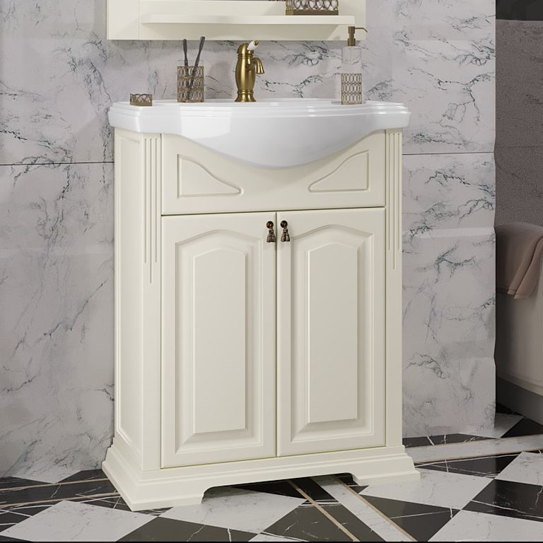 Приобрести opadiris тумба напольная с раковиной риспекто 65 см, слоновая кость