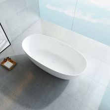 Vincea Отдельностоящая ванна Solid Surface 170х75 см, белая матовая VBT-6S01MW