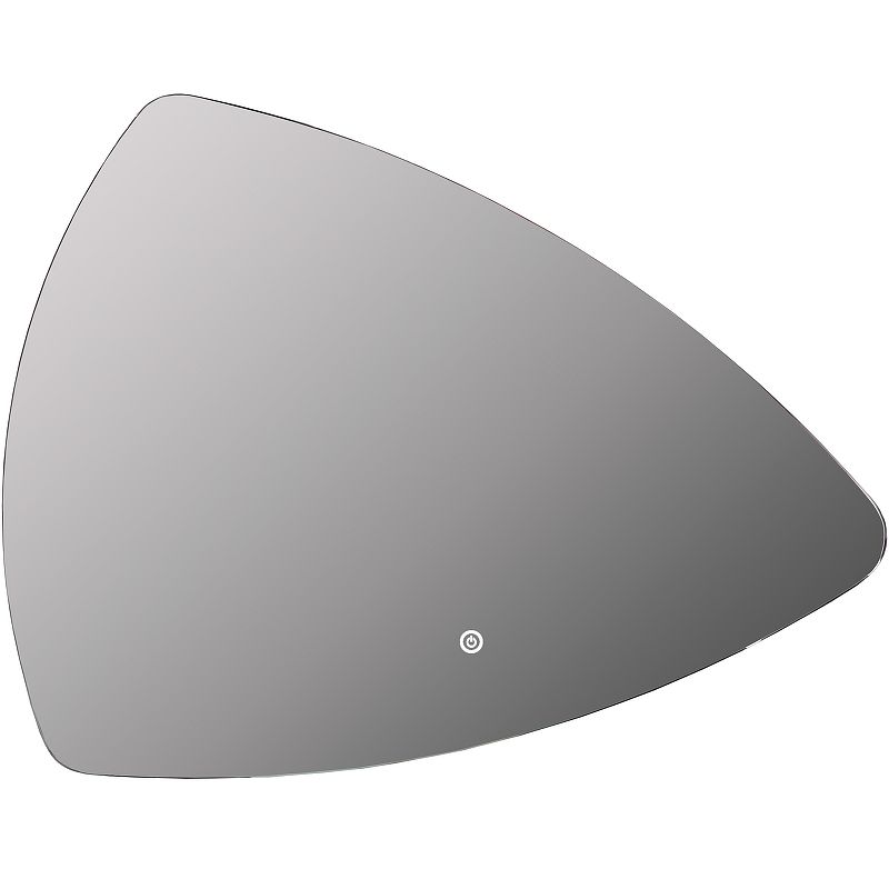 Приобрести continent зеркало с подсветкой jazz 90х70 см, сенсорный включатель, белое