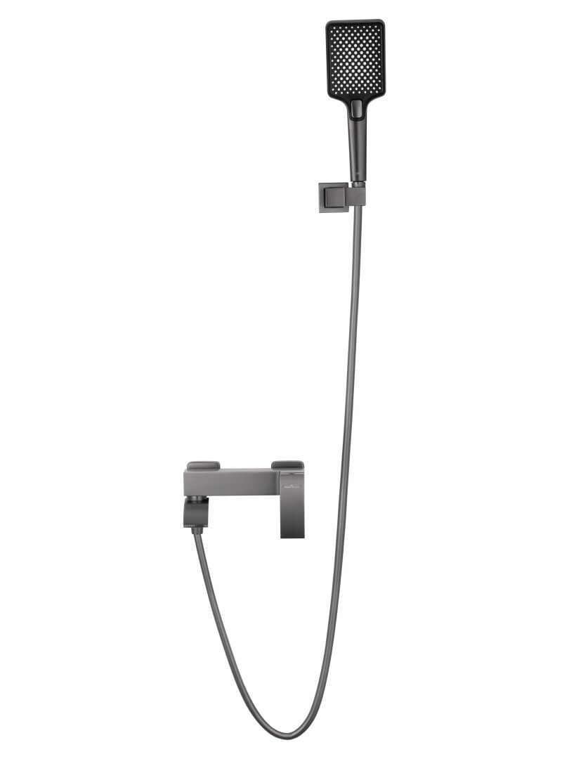 Приобрести смеситель для ванны с душем wonzon & woghand fit, темный графит (ww-88639009-bgm)