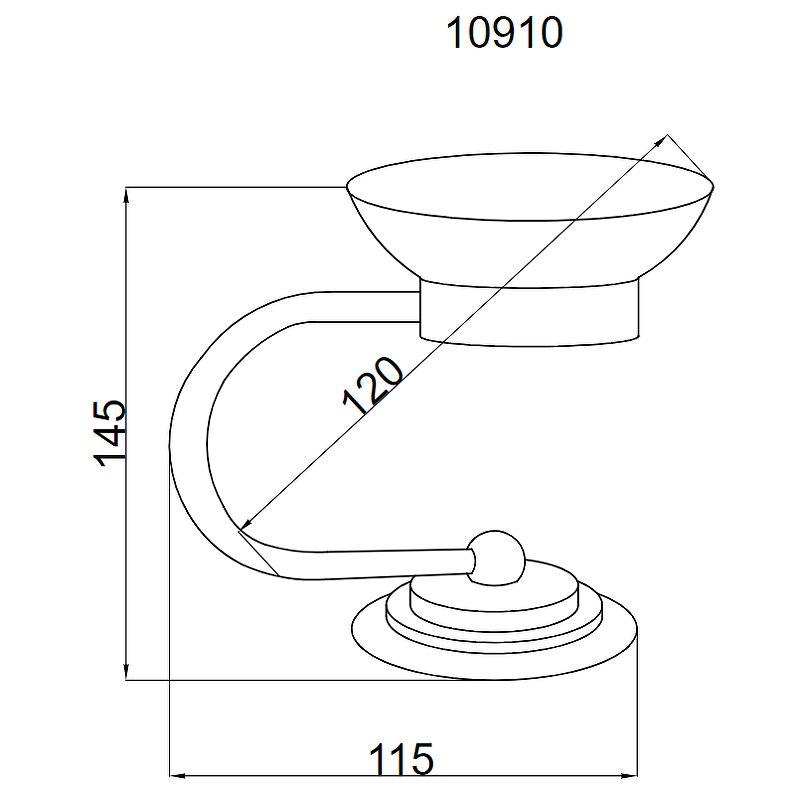 Приобрести boheme мыльница murano, хром 10910-cr