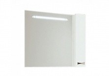 Зеркало шкаф Акватон Диор 80 см, правое, цвет белый