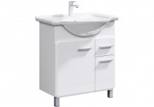 Тумба напольная с раковиной Aqwella Корсика 75 см Kor.01.07