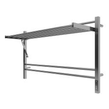 Terminus Полотенцесушитель Горизонт П8 100х60 см, с полкой, электрический, хром