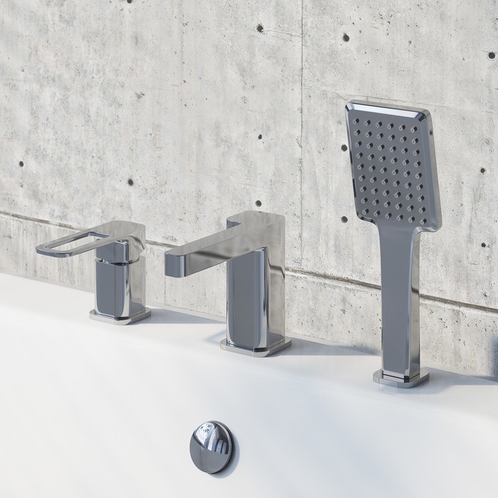 Приобрести iddis смеситель на борт ванны slide, 3 -отверстия, хром slisb30i07