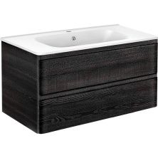 Vincea Тумба подвесная Vico 100 см, карбон VMC-2V100CN;VCB-2VP100W