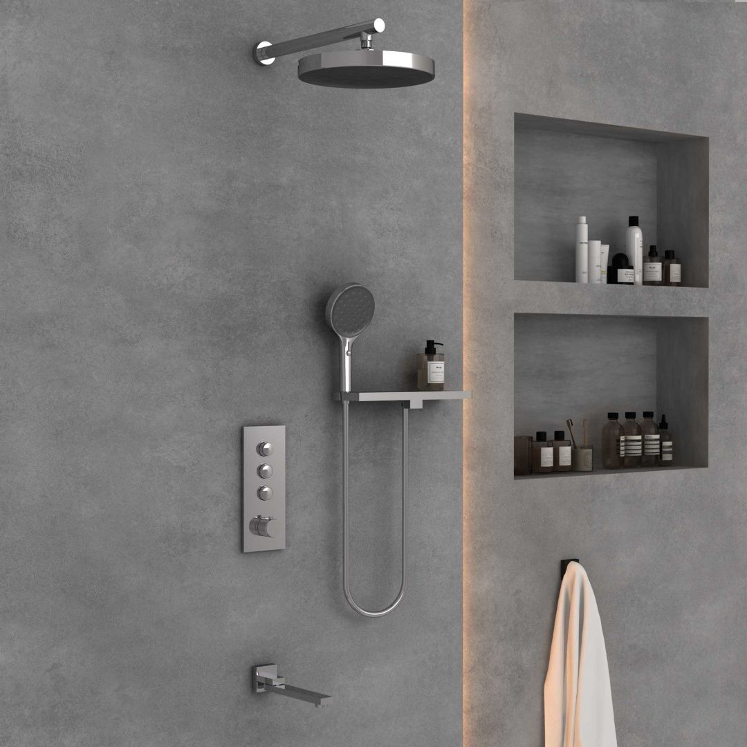 Приобрести vincea встраиваемая душевая система с термостатом, хром vsfw-433ti2rch