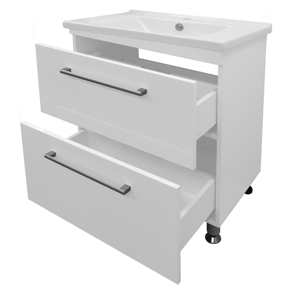 Приобрести loranto тумба напольная с раковиной модерн 70/2н 70х85 см, белая (cs00067607)